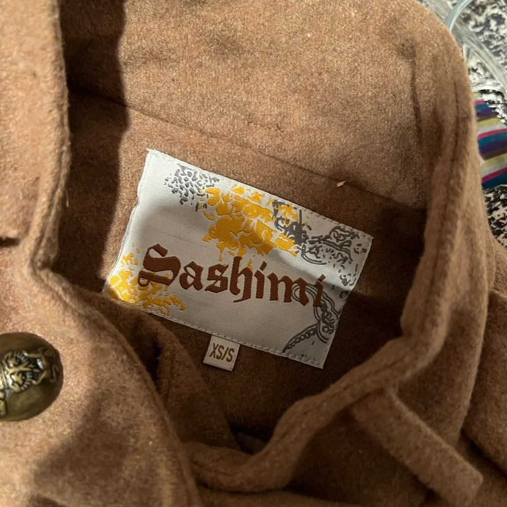 Beige Cape Coat - Picture 5 of 9